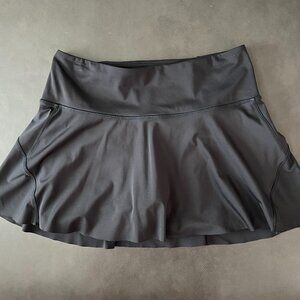 Athleta ACE Black Tennis Skort 13.5" Medium